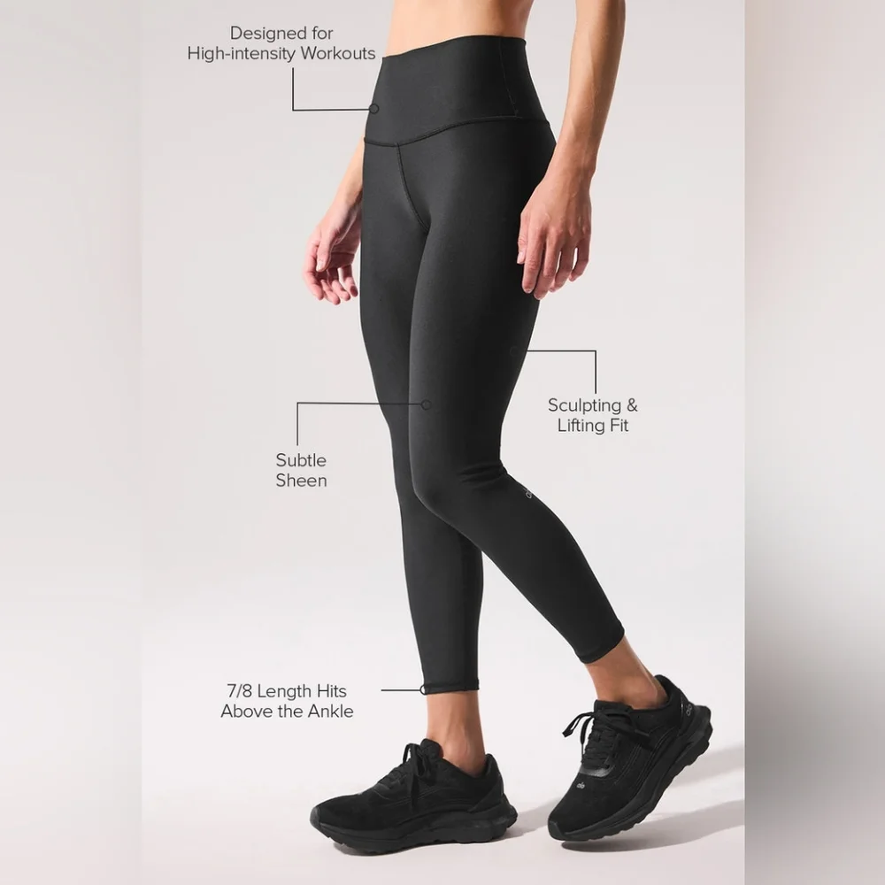 ALO 7/8 High Waist Airlift Leggings Waist Snatching Brand New - Picture 3 of 7